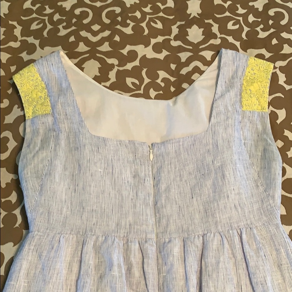 Linen JCrew dress - with pockets!! - Picture 3 of 4
